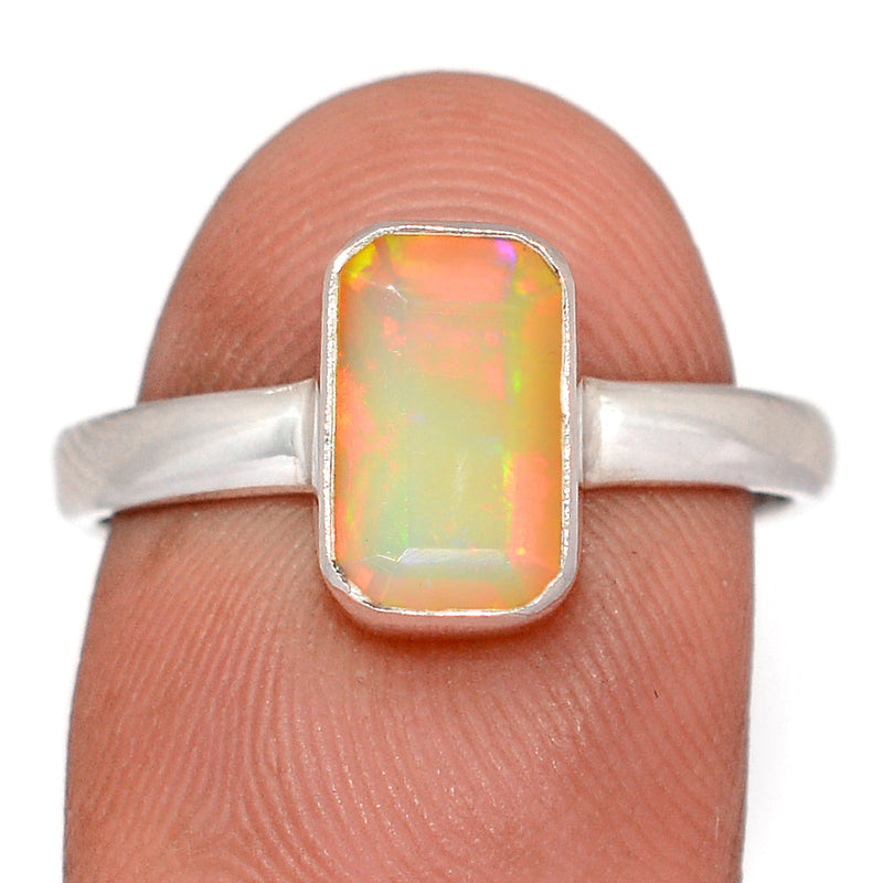 Ethiopian Opal Faceted Ring - EOFR19
