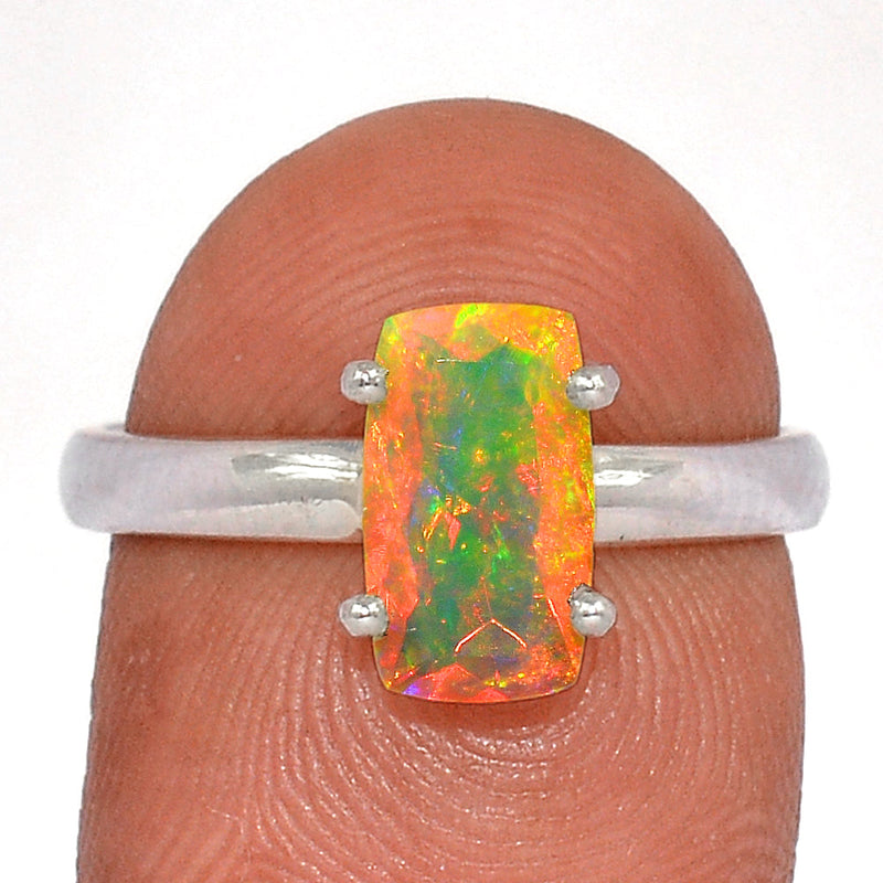 Claw - Ethiopian Opal Faceted Ring - EOFR2112
