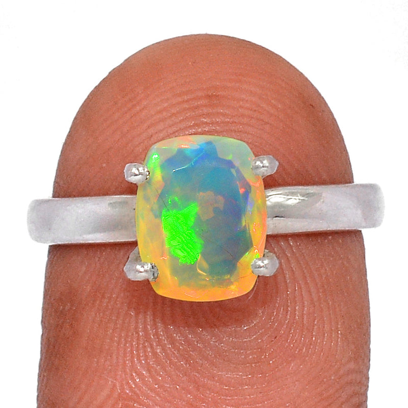 Claw - Ethiopian Opal Faceted Ring - EOFR2113
