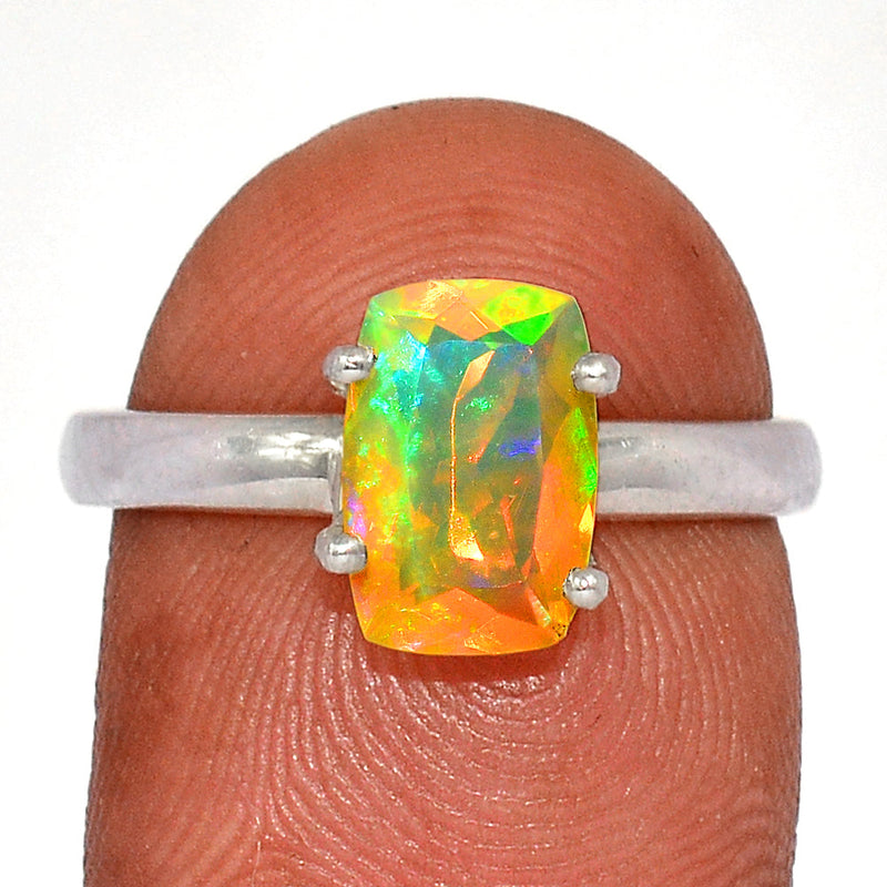 Claw - Ethiopian Opal Faceted Ring - EOFR2116