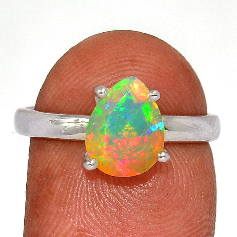 Claw - Ethiopian Opal Faceted Ring - EOFR2117