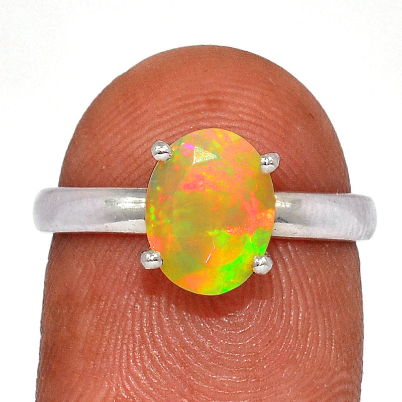 Claw - Ethiopian Opal Faceted Ring - EOFR2118