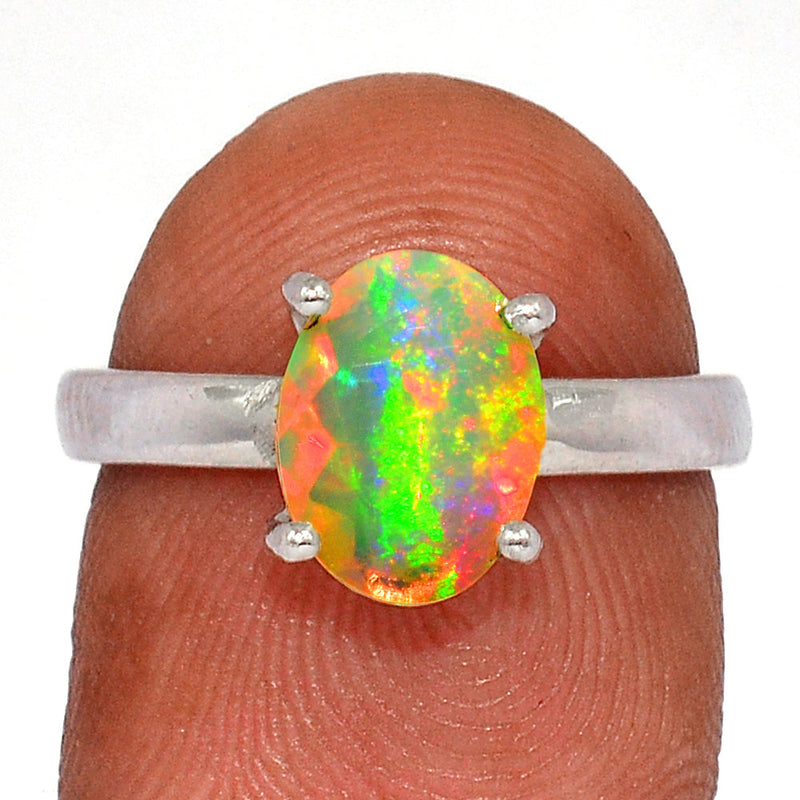Claw - Ethiopian Opal Faceted Ring - EOFR2122