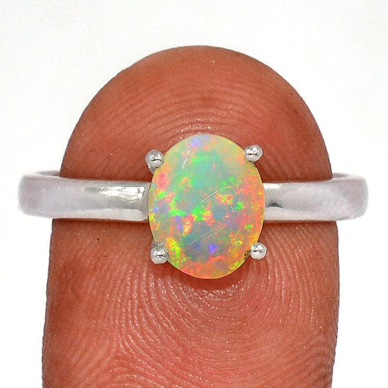Claw - Ethiopian Opal Faceted Ring - EOFR2123