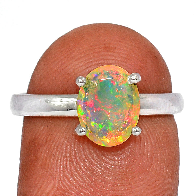 Claw - Ethiopian Opal Faceted Ring - EOFR2124