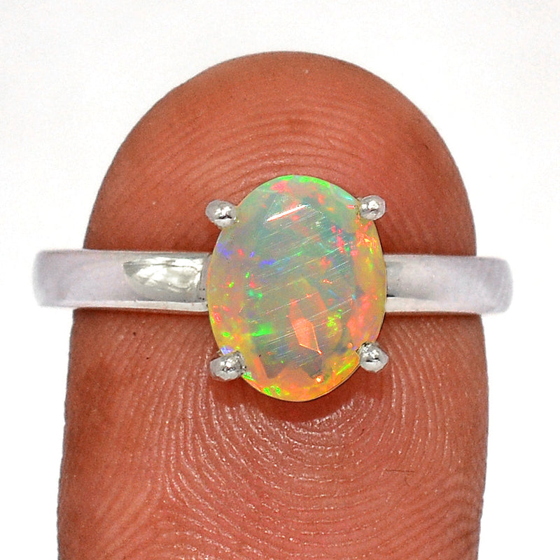 Claw - Ethiopian Opal Faceted Ring - EOFR2125