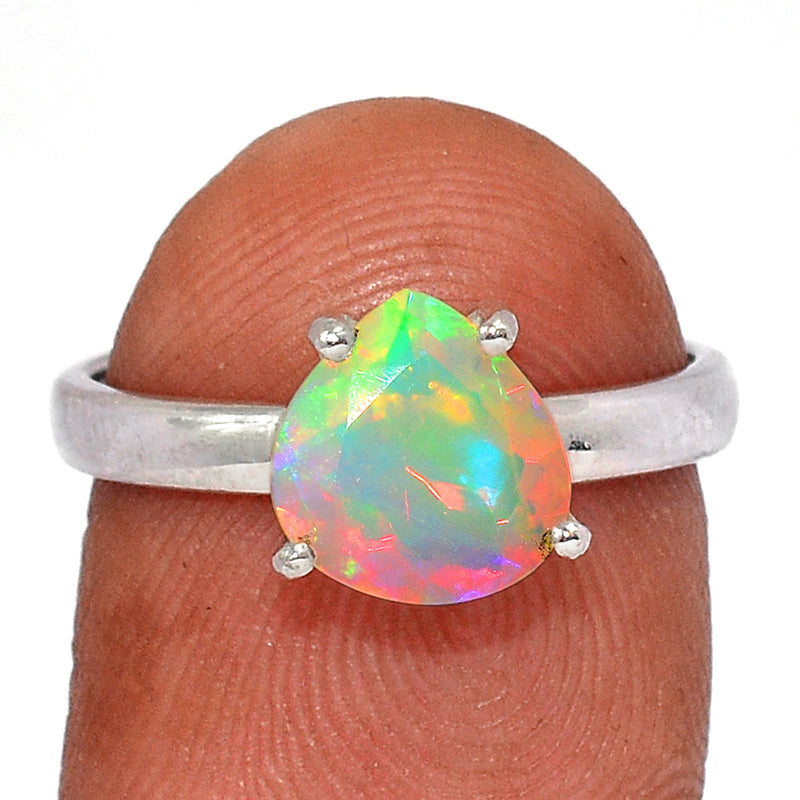 Claw - Ethiopian Opal Faceted Ring - EOFR2128