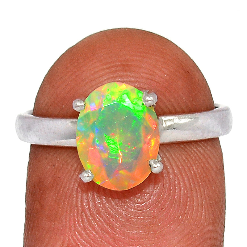 Claw - Ethiopian Opal Faceted Ring - EOFR2131