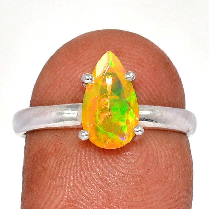 Claw - Ethiopian Opal Faceted Ring - EOFR2133