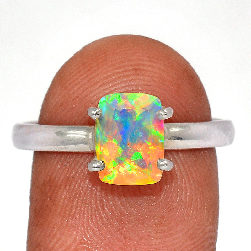 Claw - Ethiopian Opal Faceted Ring - EOFR2134