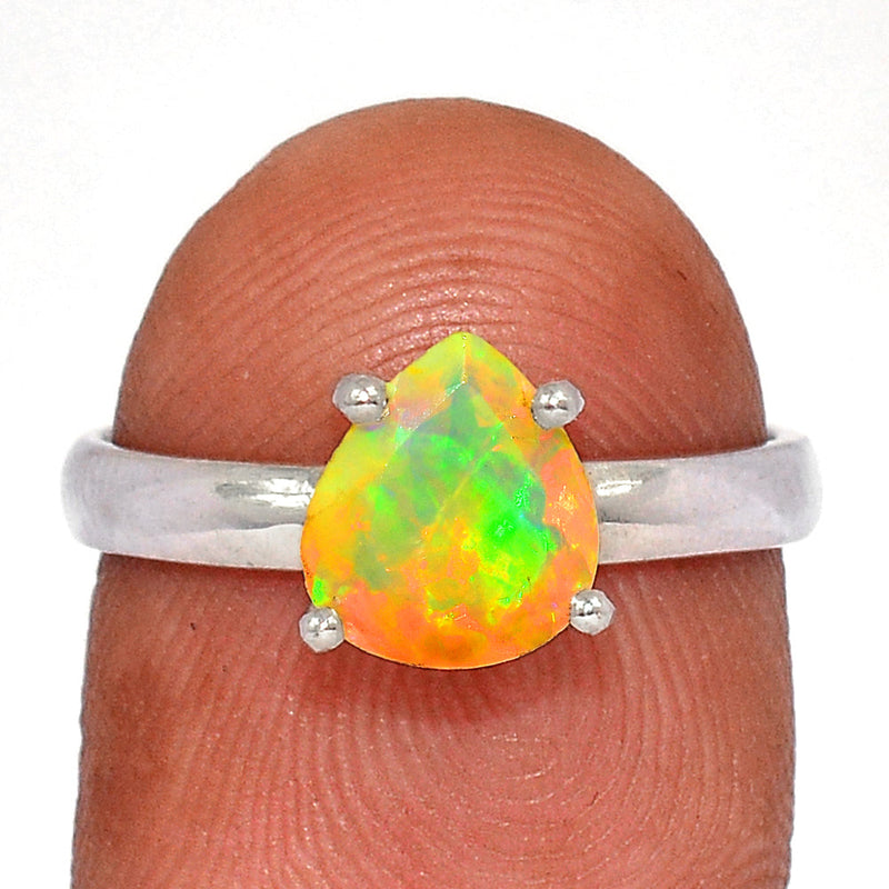 Claw - Ethiopian Opal Faceted Ring - EOFR2137