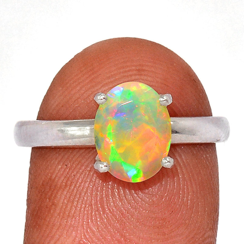 Claw - Ethiopian Opal Faceted Ring - EOFR2139