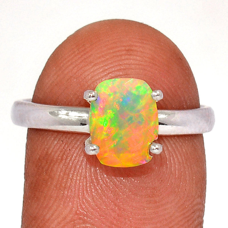 Claw - Ethiopian Opal Faceted Ring - EOFR2141