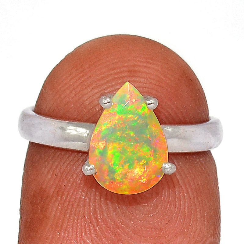 Claw - Ethiopian Opal Faceted Ring - EOFR2144