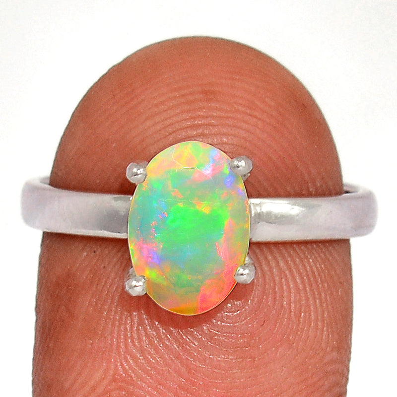 Claw - Ethiopian Opal Faceted Ring - EOFR2150