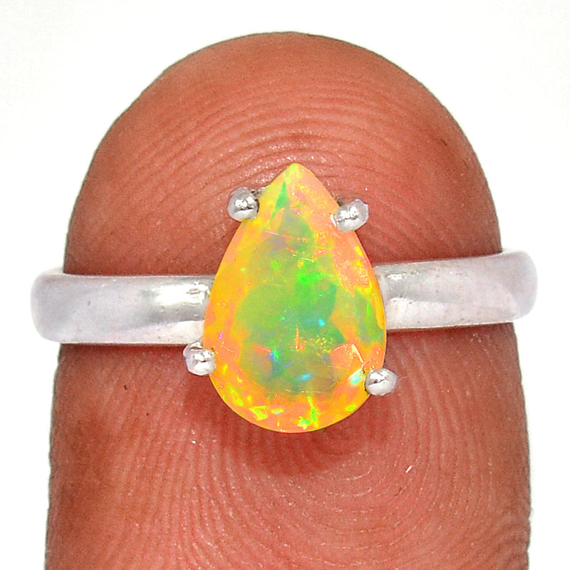 Claw - Ethiopian Opal Faceted Ring - EOFR2152