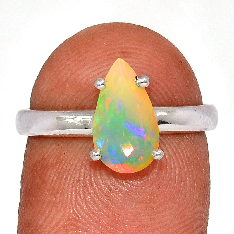 Claw - Ethiopian Opal Faceted Ring - EOFR2154