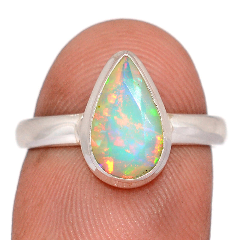 Ethiopian Opal Faceted Ring - EOFR21