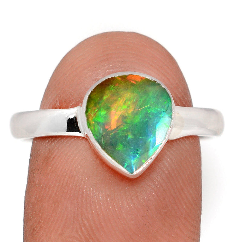 Ethiopian Opal Faceted Ring - EOFR2308