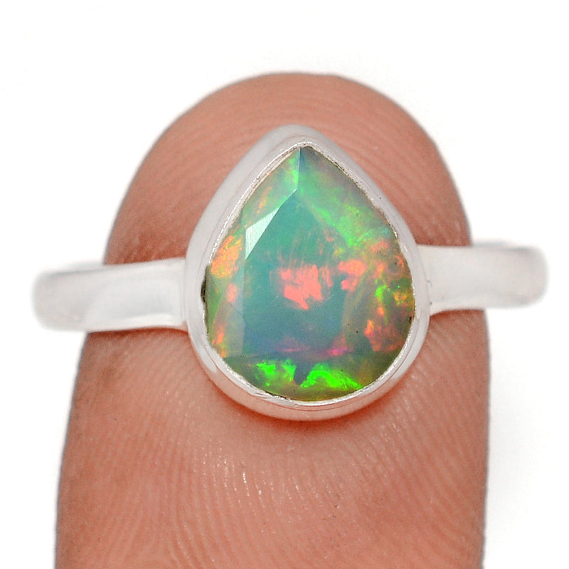 Ethiopian Opal Faceted Ring - EOFR2320