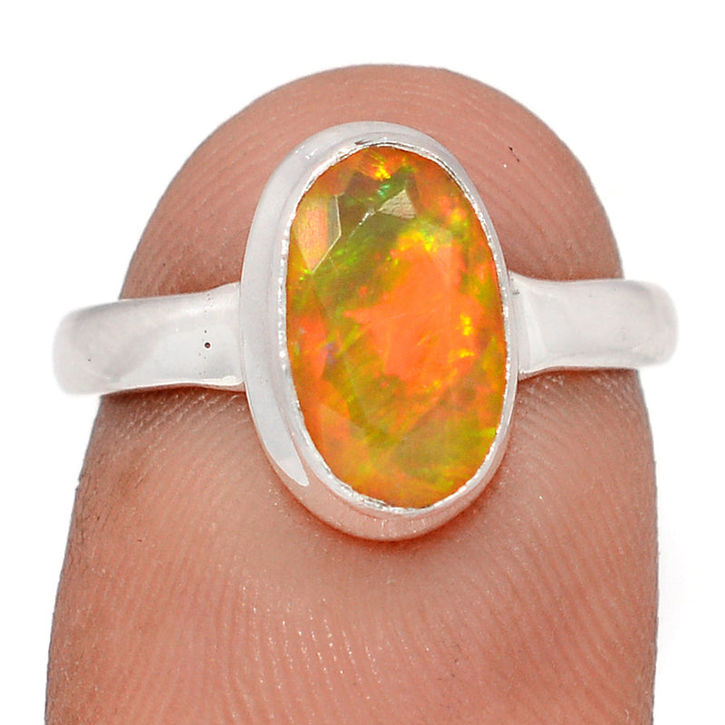 Ethiopian Opal Faceted Ring - EOFR2323