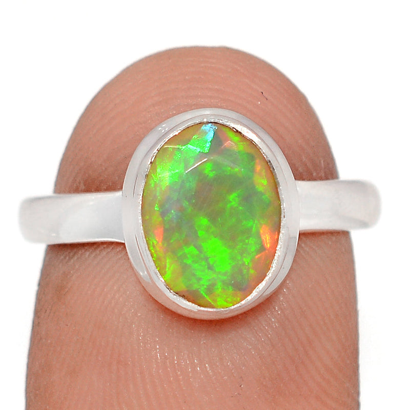 Ethiopian Opal Faceted Ring - EOFR2324