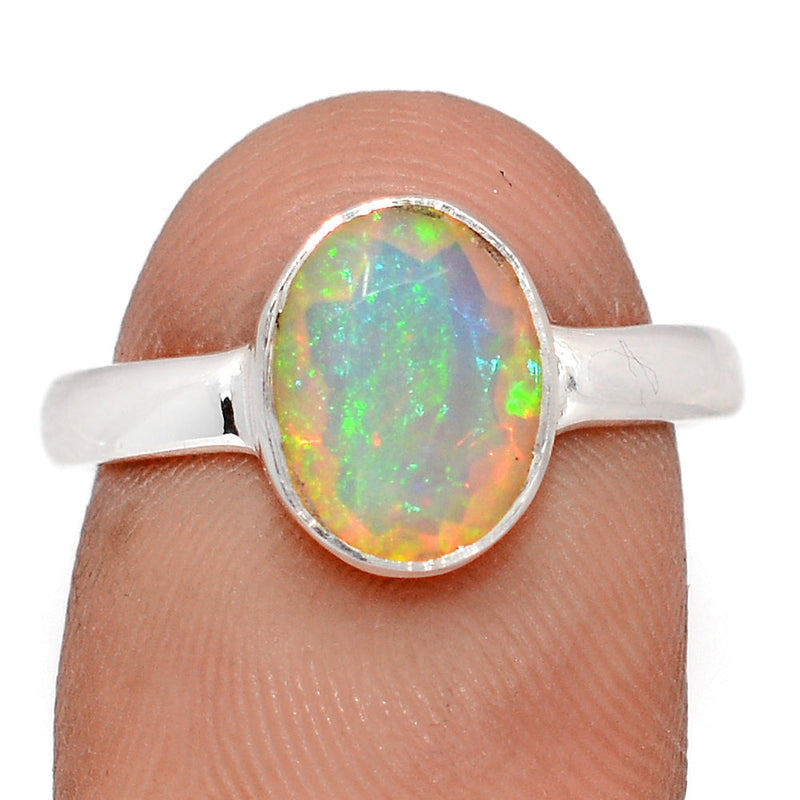 Ethiopian Opal Faceted Ring - EOFR2325