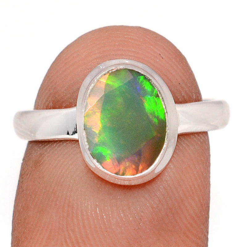 Ethiopian Opal Faceted Ring - EOFR2326
