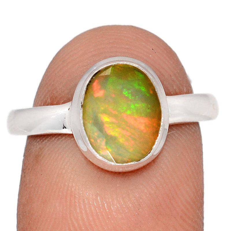 Ethiopian Opal Faceted Ring - EOFR2335