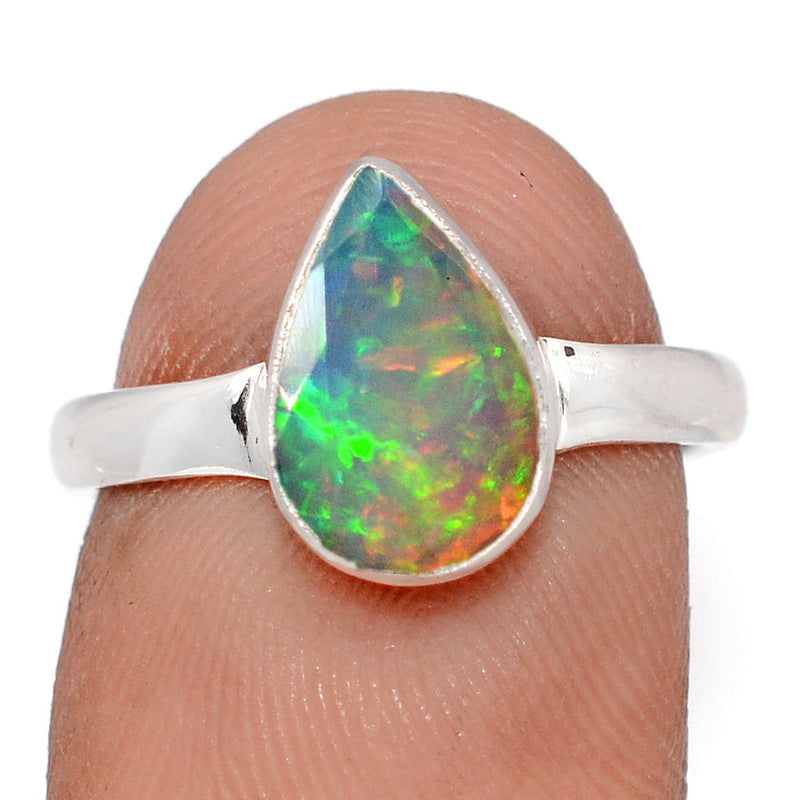 Ethiopian Opal Faceted Ring - EOFR2336