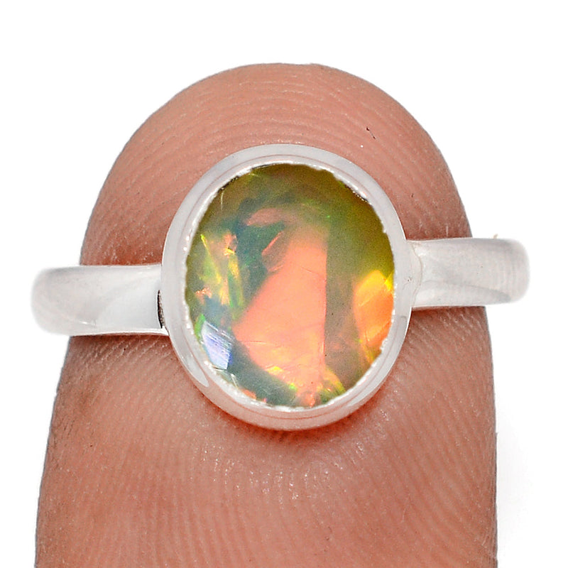Ethiopian Opal Faceted Ring - EOFR2340