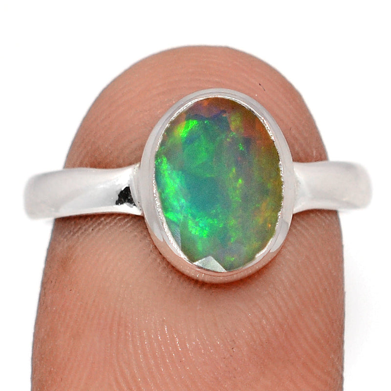 Ethiopian Opal Faceted Ring - EOFR2343