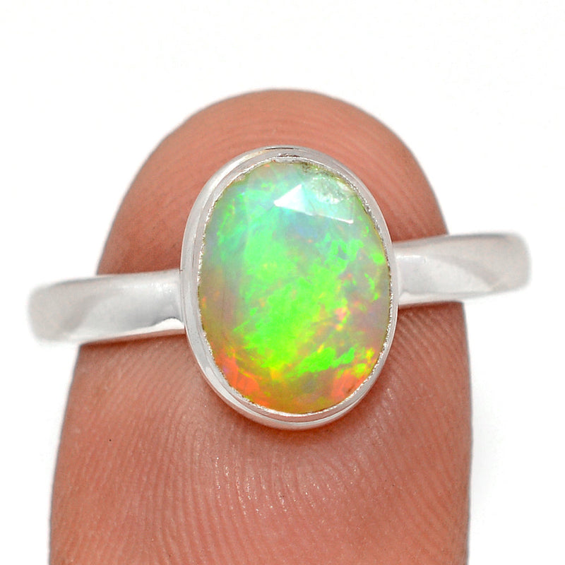 Ethiopian Opal Faceted Ring - EOFR2382