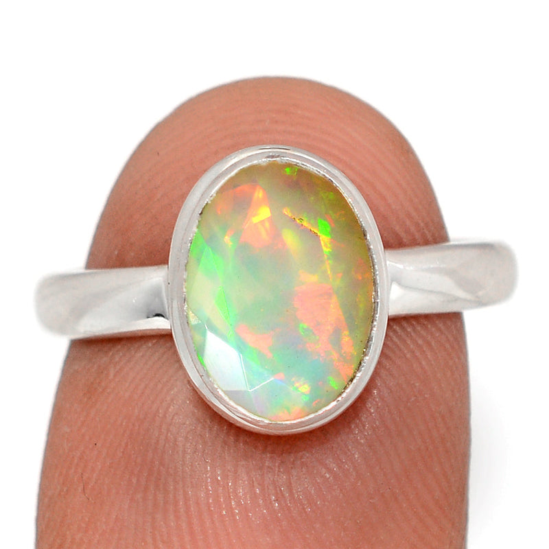 Ethiopian Opal Faceted Ring - EOFR2391