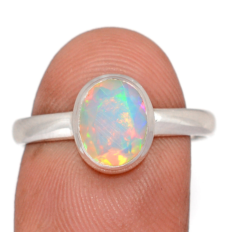 Ethiopian Opal Faceted Ring - EOFR23