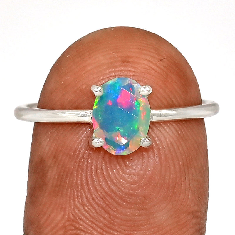 Claw - Ethiopian Opal Faceted Ring - EOFR2426