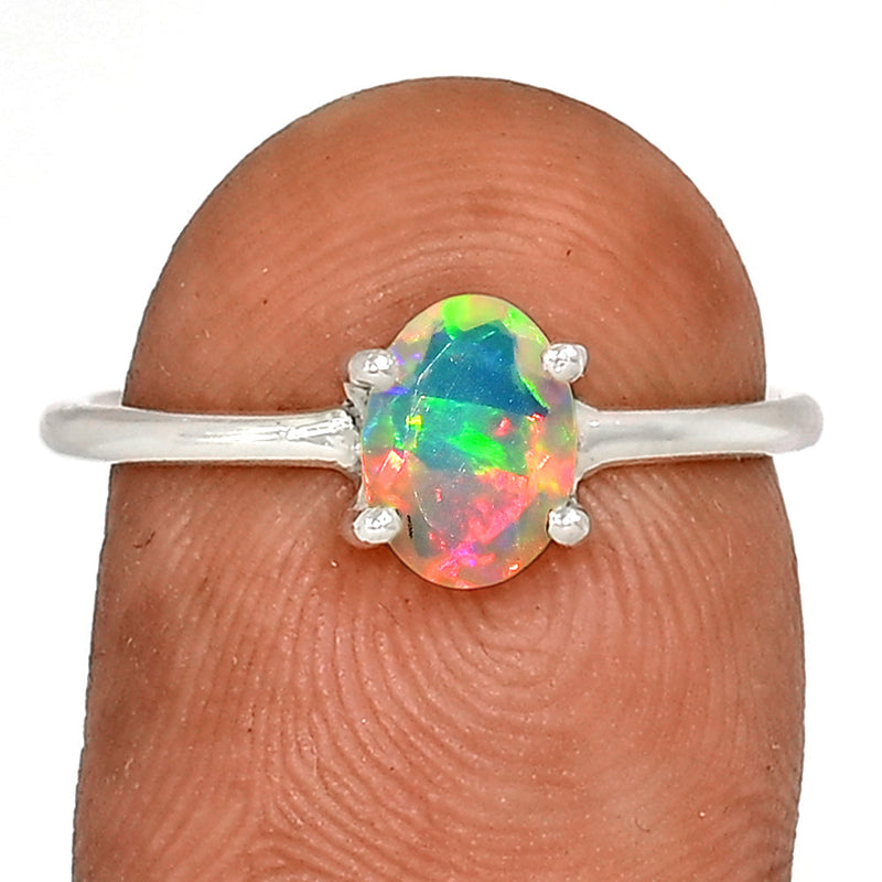 Claw - Ethiopian Opal Faceted Ring - EOFR2435