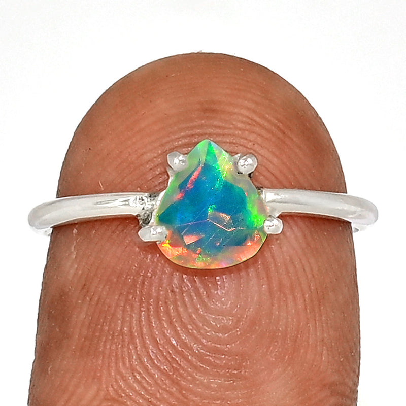 Claw - Ethiopian Opal Faceted Ring - EOFR2439