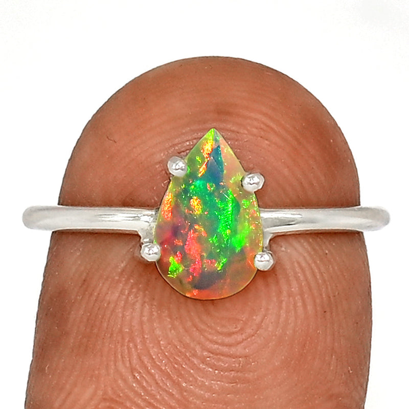 Claw - Ethiopian Opal Faceted Ring - EOFR2456