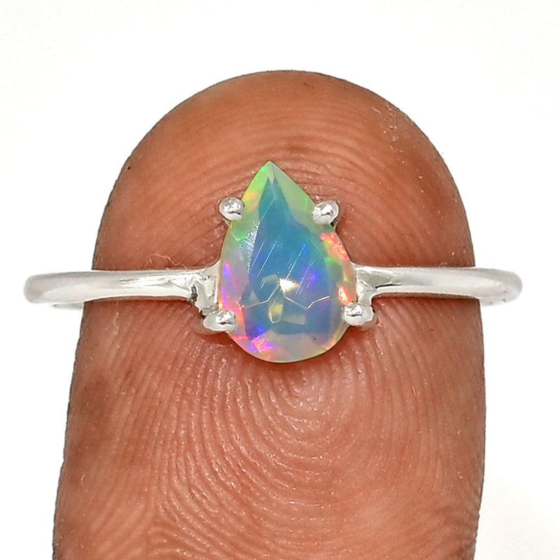 Claw - Ethiopian Opal Faceted Ring - EOFR2459