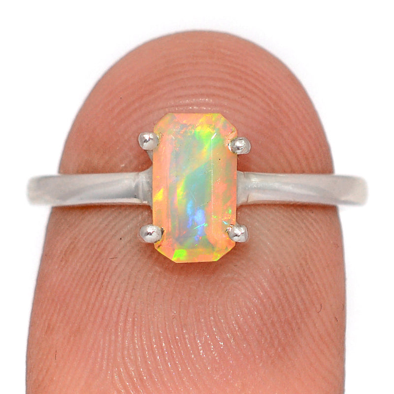Claw - Ethiopian Opal Faceted Ring - EOFR2462