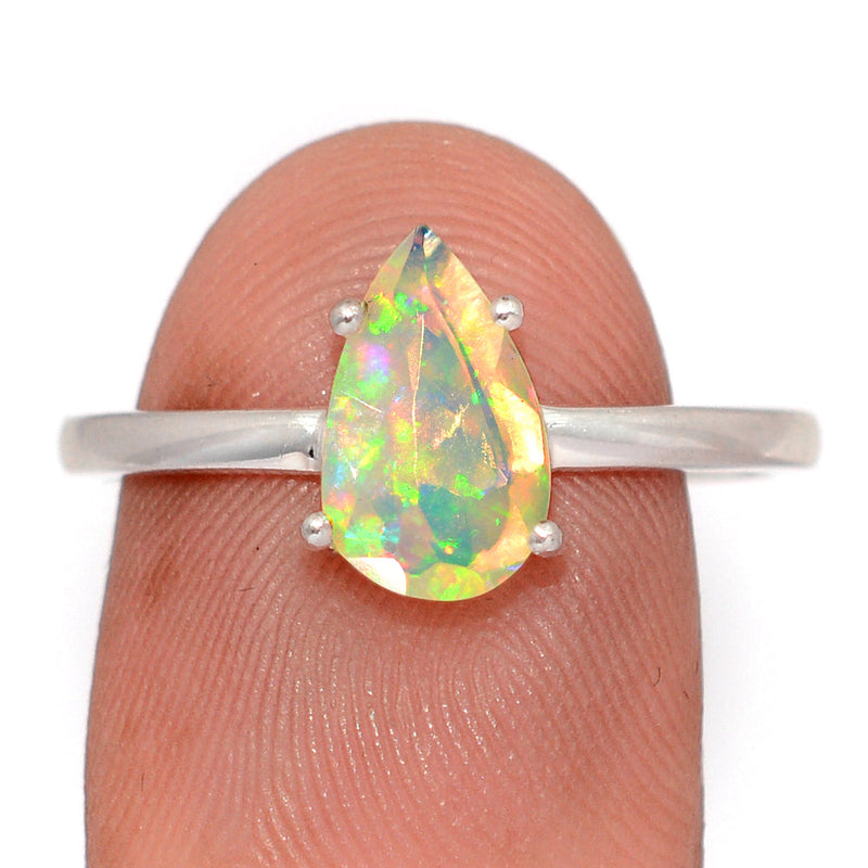 Claw - Ethiopian Opal Faceted Ring - EOFR2466