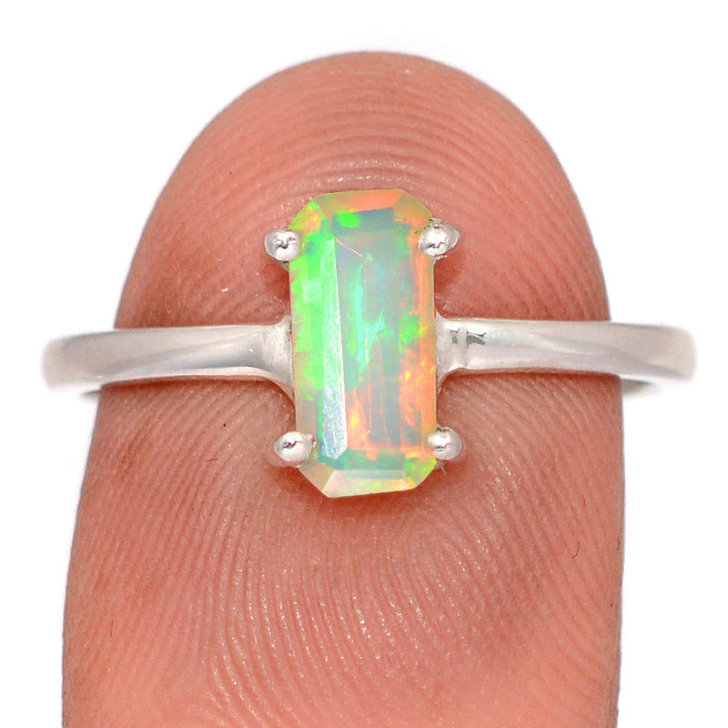 Claw - Ethiopian Opal Faceted Ring - EOFR2468