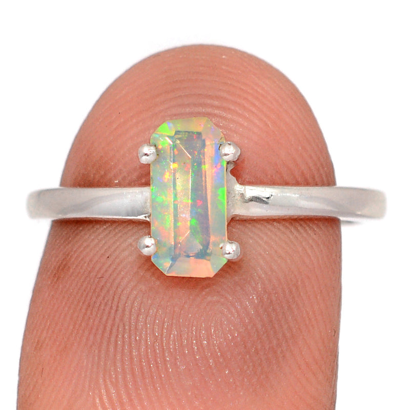 Claw - Ethiopian Opal Faceted Ring - EOFR2471