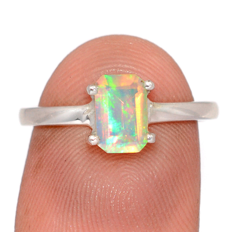 Claw - Ethiopian Opal Faceted Ring - EOFR2472