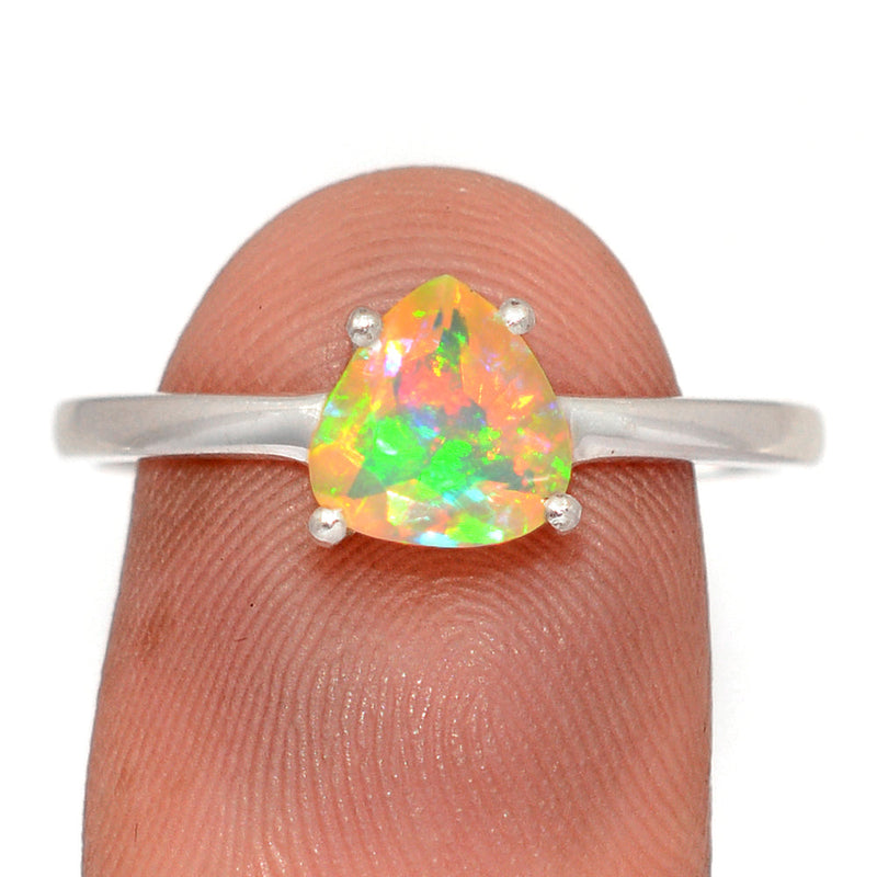 Claw - Ethiopian Opal Faceted Ring - EOFR2474