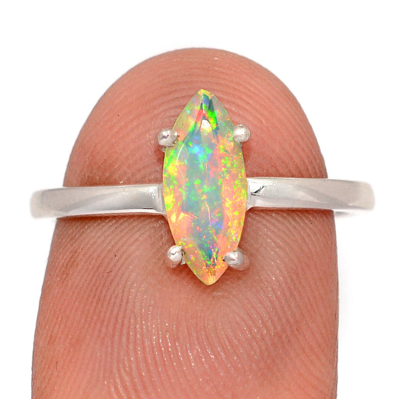 Claw - Ethiopian Opal Faceted Ring - EOFR2475