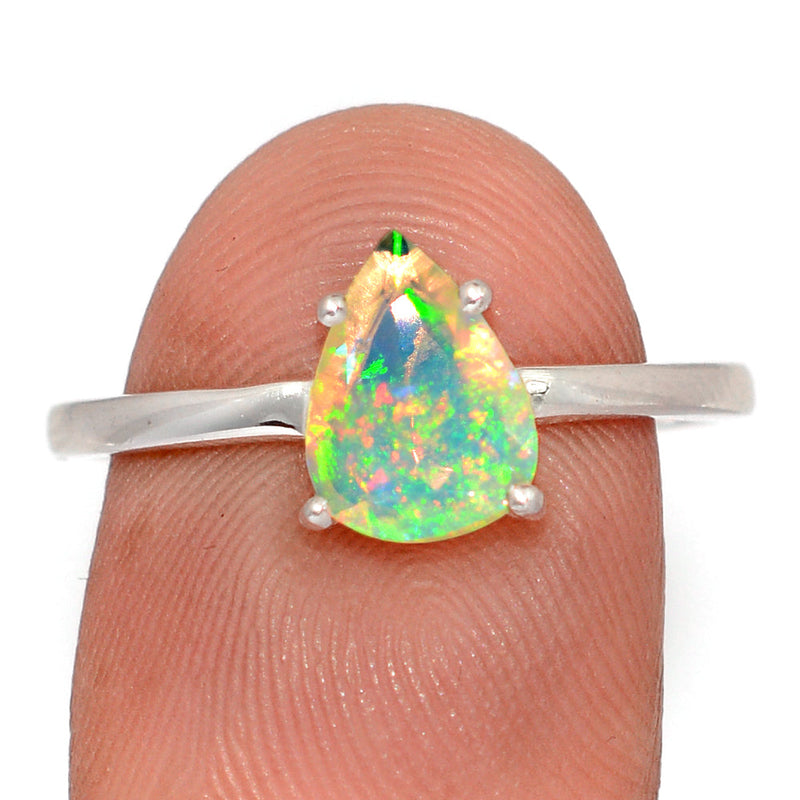 Claw - Ethiopian Opal Faceted Ring - EOFR2477