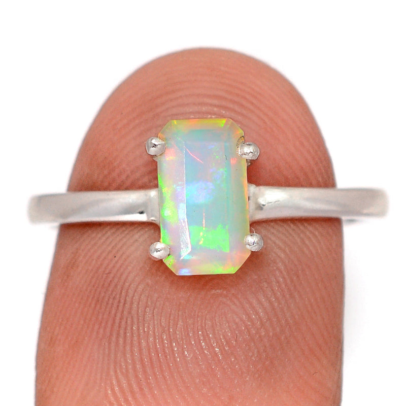 Claw - Ethiopian Opal Faceted Ring - EOFR2478