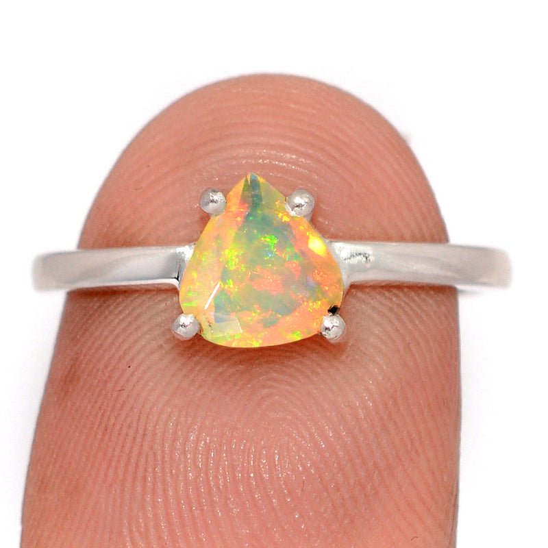 Claw - Ethiopian Opal Faceted Ring - EOFR2479
